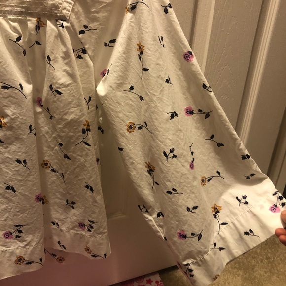 MADEWELL FLORAL bell sleeve peasant blouse - Picture 6 of 7